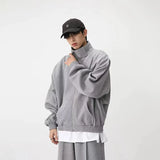 Billlnai - Sports Suits Pants Sets for Men 2 Piece Sets Couple Matching Outfits Clothing Hoodies Sweatshirt Gray Korean Streetwear