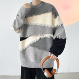 Billlnai Korean Fashion Men Sweatercoat Loose O-Neck Pullovers Woman Sweater New Autumn Winter Tops Male Streetwear Clothes