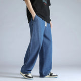 Korean Fashion Men Jeans Wide Leg Denim Cargo Jean Pants Loose Straight Baggy Men's Jeans Hip Hop Vintage Denim Pants
