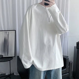 Men's Long Sleeve T-shirt Spring Tees Korean Fashion Tees Men Woman Basics Loose Harajuku T Shirt Streetwear Clothes
