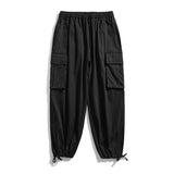 Streetwear Casual Pants Men Hip Hop Jogging Pants Male Korean Fashion Cargo Pants Multi-Pockets Women Trouser Black Army Green