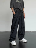 Billlnai 2024 New Summer Jeans Men Patchwork Denim Trousers Male Oversize Loose Casual Wide-leg Pants Streetwear Harajuku Clothing