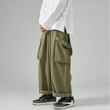 Cargo Pants Men Big Pocket Hip Hop Overalls Pants Male Trousers Cotton Casual Joggers Sweatpants Male Fashion Streetwear