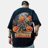 Halloween Trendy Brand Hip-hop Loose T-shirt