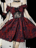 Halloween Big Sale Billlnai Gothic Cut Out Summer Dress Women Streetwear Spider Web Patchwork Lace Trim Mini Dress Off Shoulder Sexy Party Dresses