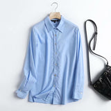 Christmas Gift Withered England Casual Blouse Women England Style Fashion Colorful Linen Solid Blusas Mujer De Moda 2023 Loose Shirt Women Tops