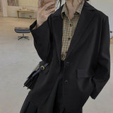 Billlnai  2023  Jackets and Blazers Suit for Women Spring  Loose Casual Khaki Black Office Blazer Jacket Female Oversize Women's Office Suit