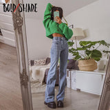 Bold Shade Streetwear 90s Vintage Jeans Denim Indie Aesthetic Pants Star Pattern Grunge Skater Style Women Trousers 2023 Retro