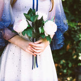 Billlnai  2023  French Fairy Dress Women  Summer Elegant Designer Square Collar Midi Dress Bow Long Lantern Sleeve One-Piece Dress Korean
