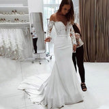 Black Friday Big Sales Fashion Female French Wedding Dress Sexy One-Shoulder Elegant Lace Evening Dresses Long