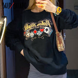 Bold Shade Vintage Goblincore Fashion Hoodies Letter Print Women Indie Sweatshirts Long Sleeve Oversize y2k Winter Fall Top 2023