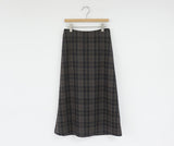 Billlnai Plaid Women Skirts new MI-long New Skirt Female Vintage Jupe Femme Faldas Mujer High Waist School Girls mid carf mujer