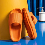 2023 Women Thick Platform Slippers Summer Beach Eva Soft Sole Slide Sandals Leisure Men Ladies Indoor Bathroom Anti-slip Shoes