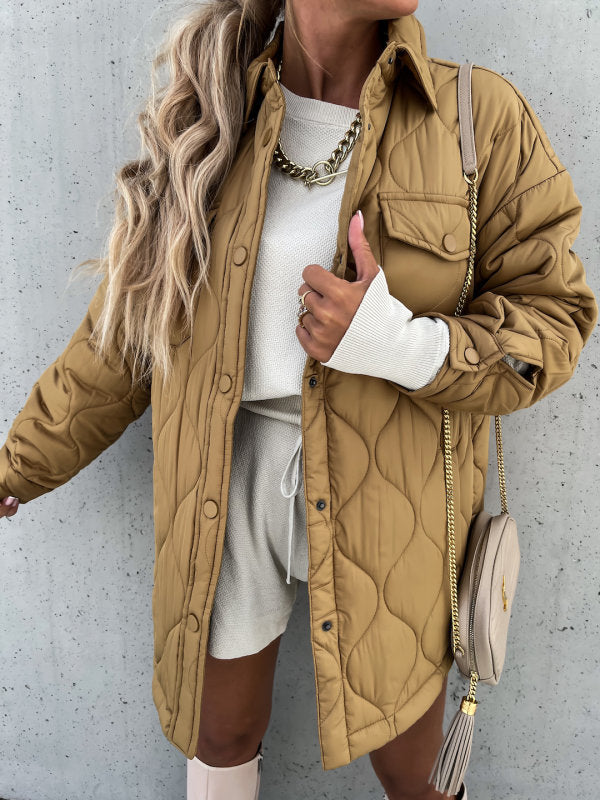 Billlnai Winter Jacket Women Quilted Coats Cotton Jacket Parkas Female Casual Loose Outwear Korean Cotton-Padded Winter Coat Outfit