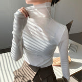 Billlnai  2023 Turtleneck Sweater Women's Long Sleeve  Winter New Knitted Pullover Bottoming Shirt Slim Basic Top Korean Fashion Clothing