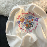 Billlnai  2023  Japanese Preppy Style Vintage Embroidery Hoodies Korean Sweet Kawaii Oversize Sweatshirts Harajuku Casual Flower Cute Hoodie