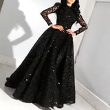 Black Friday Big Sales 2023 New Women Ladies Elegant Sequin Tight Fitted Fishtail Prom Maxi Party Evening Ball Dresses Girls