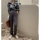 Billlnai Women Suit Pants Spring Office Lady Long Trousers 2023 New Autumn Solid  Slim High Waist Fashion Pant Female