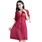 Nightgowns Women Sleeveless Patchwork Lace Plus Size 4XL Loose Fashion Sexy Korean Style Womens Summer Chic Sweet Nightwear Home