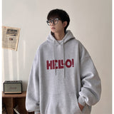 Billlnai - Spring And Autumn Teenagers Hooded Large Size Coat Trend Hoodie Men, Gray, Black, White S-5XL