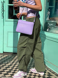 Billlnai  Streetwear Pockets Baggy Cargo Pants Womens Drawstring Low Waist Joggers Sweatpants Casual Loose Hippie Korean Trousers