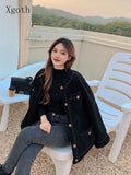 Billlnai Lamb Wool Coat Women's New Autumn And Winter Korean Temperament All-Match Thickened Stitching Small Fragrance Top