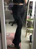 Helloween Big Sale Billlnai Vintage Streetwear Women Pants Flare Harajuku Egirl Aesthetic Emo Grunge Female Trousers Y2k Spring Gothic Alt Clothes