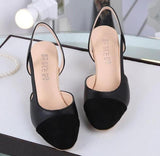 Graduation Gifts 2023 Hot Sale Summer Women Shoes Dress Shoes mid Heel Square head fashion Shoes Wedding party Sandals Casual Shoes women